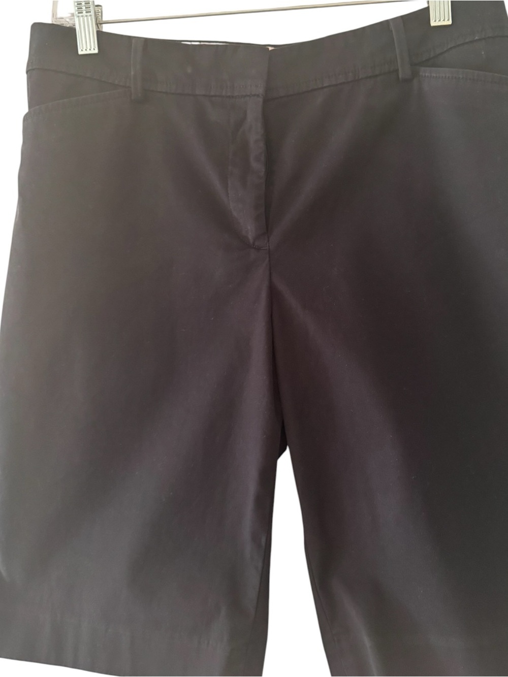 Talbots Mid Rise Black Bermuda Shorts - Polished Classic